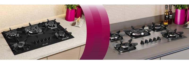 Cooktop de vidro e cooktop alumínio
