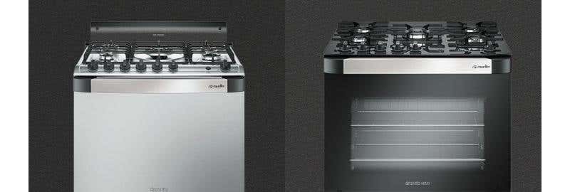 Fogão mesa de vidro ou mesa de inox?