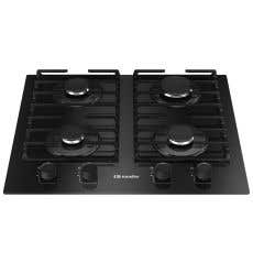 Cooktop 4 Bocas a Gás Mueller Mesa de Vidro Grades de Ferro Fundido MCG4BM Bivolt