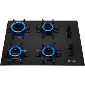 Cooktop Mueller 4 Bocas com Queimador Ultra Chama MCG114BG1 