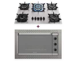Kit Mueller Forno de Embutir Decorato Inox 44L+ Cooktop 5 bocas de Alumínio Tripla Chama