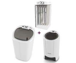 Kit Lavanderia Tanquinho Mueller Big 20Kg + Centrífuga Fit 15Kg + Secadora de Roupa Solaris 8Kg 