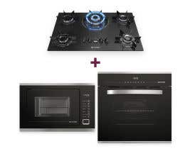 Kit Cozinha Micro-ondas de Embutir 25L + Forno de Embutir Digital 68L + Cooktop 5 Bocas com Tripla Chama