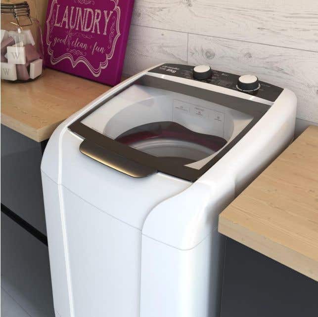 Máquina de Lavar Mueller 8kg Automática Energy com Ciclo Rápido e Filtro Fiapos

