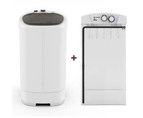 Kit Tanquinho Mueller Big 20kg + Secadora de Roupa Solaris 8kg com timer 