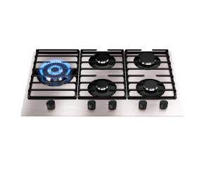 Cooktop 5 Bocas a Gás Mueller Tripla Chama Mesa de Alumínio MCG5BL Bivolt