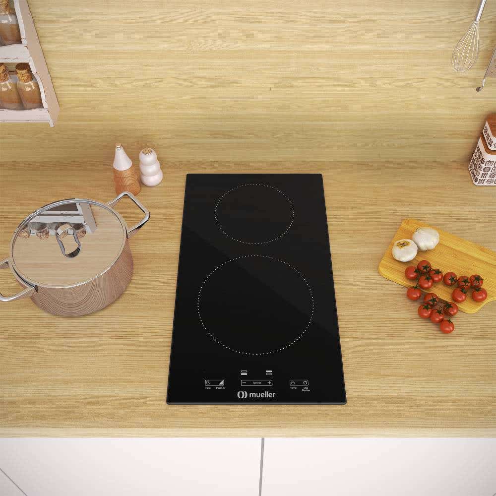 Cooktop por indução de duas bocas