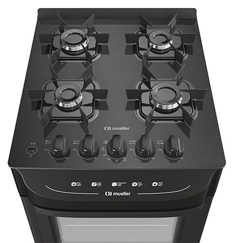 Fogão 4 bocas mesa de vidro Fogão 4 bocas: mesa de vidro